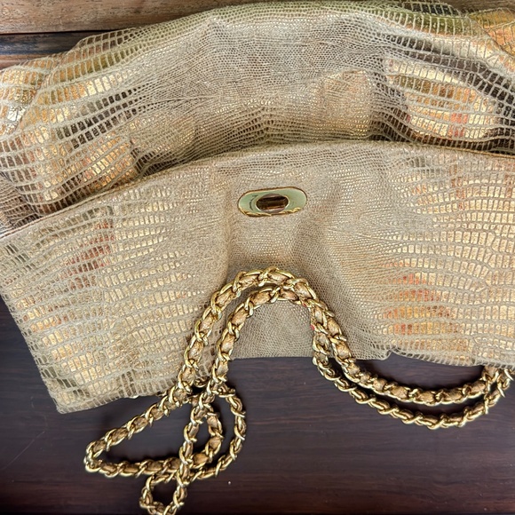 Elie Tahari “Emory” Gold Crossbody Bag — Great Condition, Lightly Used - Picture 2 of 4